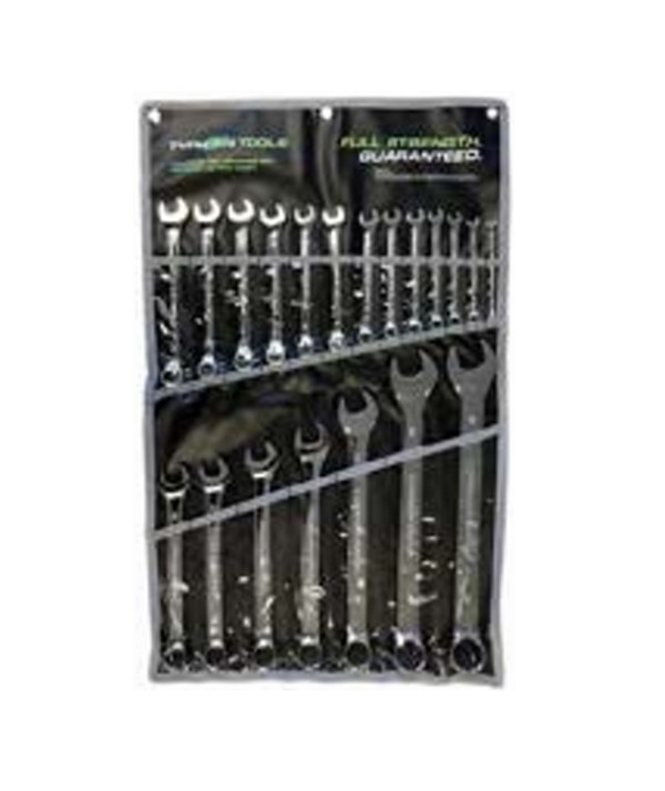 15 PC COMBINATION SPANNER SET METRIC ONLY 7 - 21MM