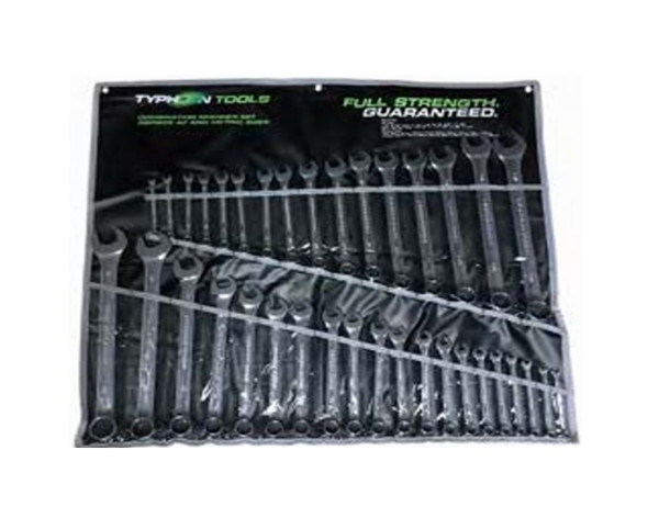36 PCE SPANNERS SET AF/M 7-32MM  1/4" - 1-1/4"