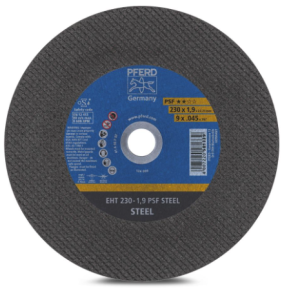 230 (9") x 1.9mm PSF Steel Cutting disc