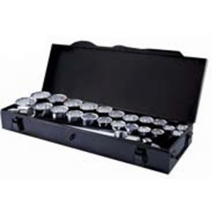 SOCKET SET 27 PCE 3/4" DR AF & METRIC