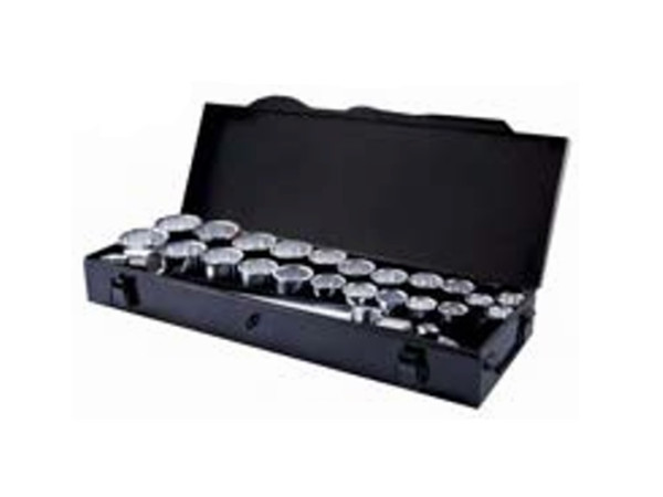SOCKET SET 27 PCE 3/4" DR AF & METRIC
