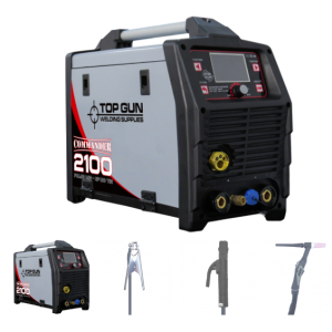 TOP GUN 2100 MIG, 200AMP, LCD DISPLAY, DUAL-PULSE, DC HF TIG  MULTI PROCESS [COMMANDER SERIES]