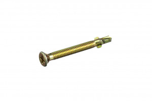 Self Drilling Screws - Fine Thread - Countersunk Phillips - Self Embedding Winged