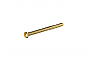 Brass Round Slot Metal Thread