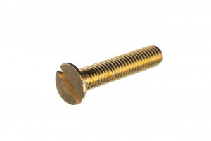 Brass Countersunk Slot Metal Thread