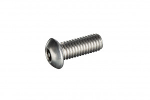 Button Pin Hex Metal Thread Screw