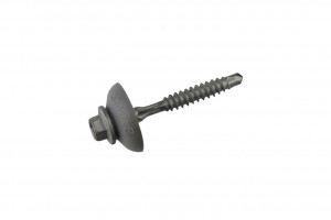 Self Drilling Screw - Hex - With Polycarbonate Washer