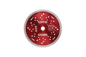 Angle Grinder Blade - Multi Use Turbo Rim Blades for Non Abrasive Material