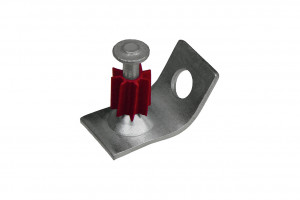 Drive Pin - Angle Clip with Top Hat Assembly