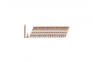 Helical Ballistic Strips for Heavy Duty Steel