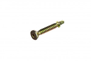 Self Drilling Screws - Countersunk Square Drive - Self Embedding Winged